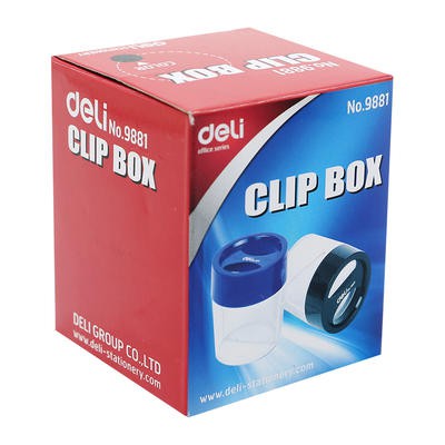 [HCM]Hộp Đựng Kim Kẹp Deli Nắp Nam Châm
