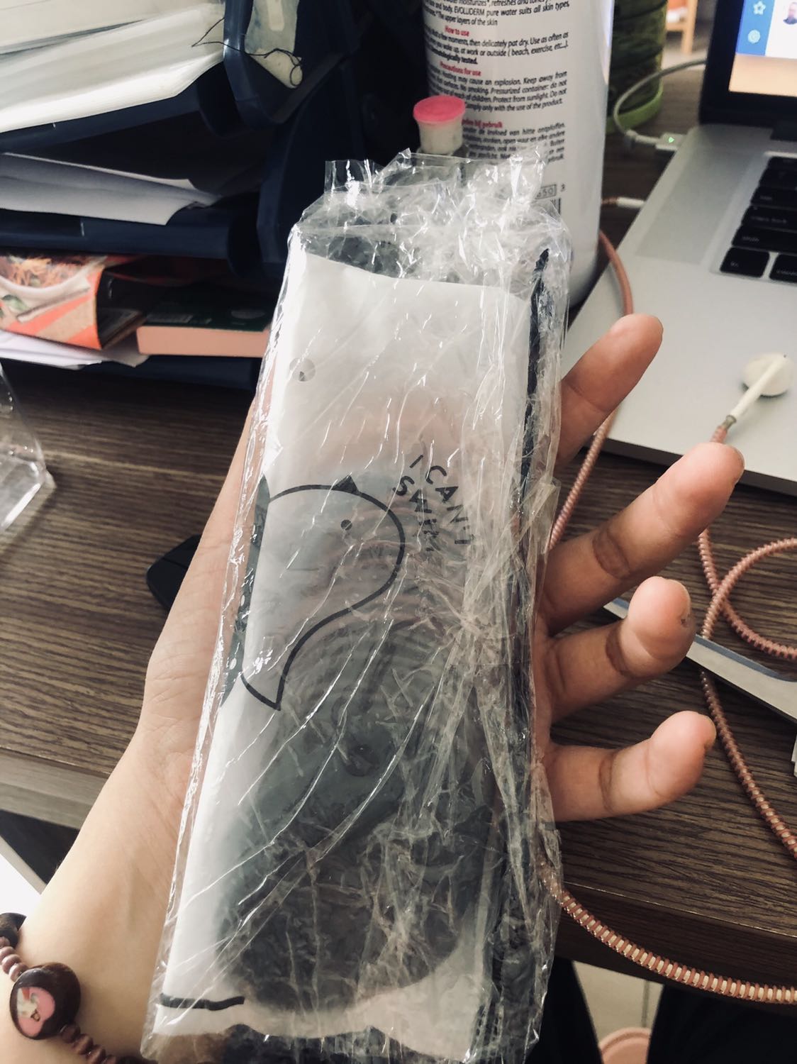 Sét 100 dây chun buộc tóc túi zip