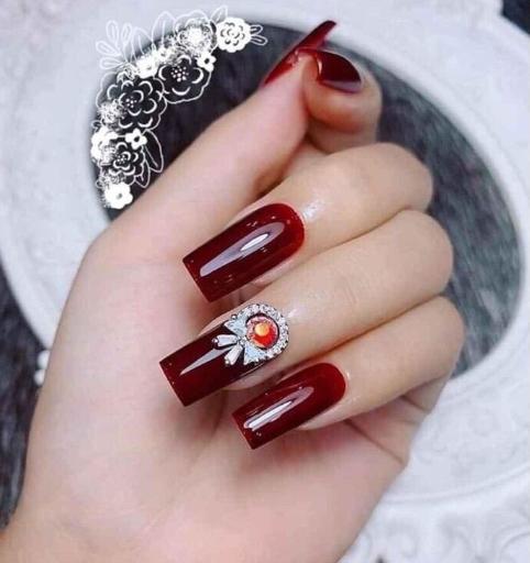 Sơn gel thạch đỏ rượu vang MDN siêu sang