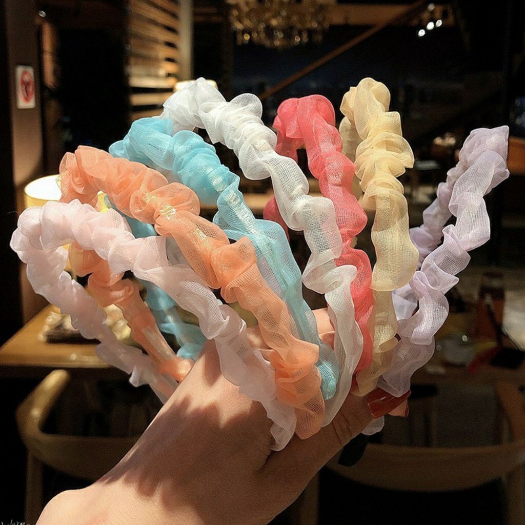💖 Bờm tóc tiểu thư vải voan dễ thương 💖 - Mincloset