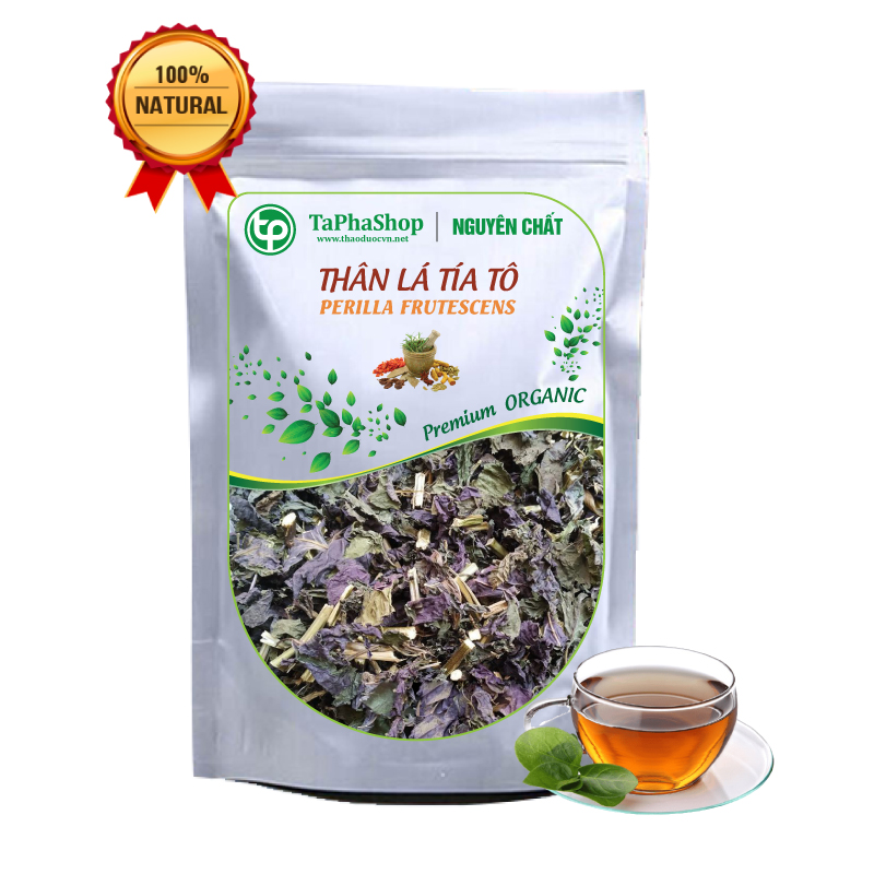 Tía tô sấy khô 500g, Trà thân lá tía tô khô - tấn phát