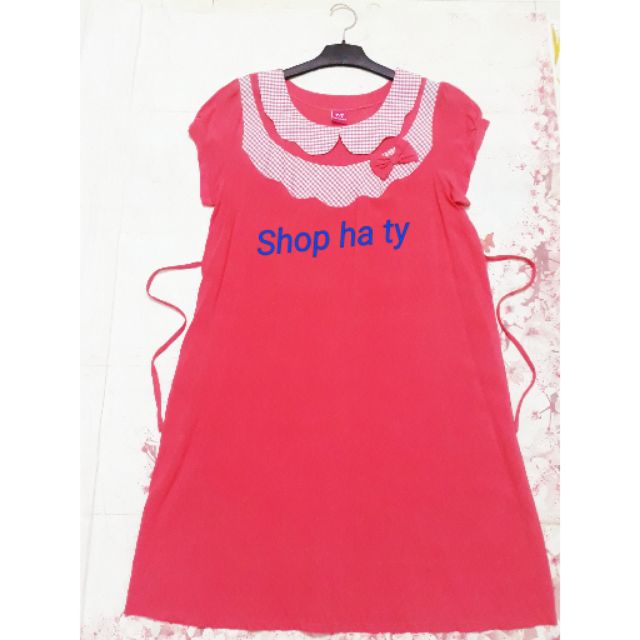 Sale Đầm bầu xinh có 2 màu lựa chọn và video cận chất