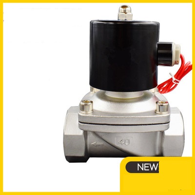 Van điện từ INOX phi 21mm DN, thường đóng 12v 220v-(Đầu coil nhập XỊN).