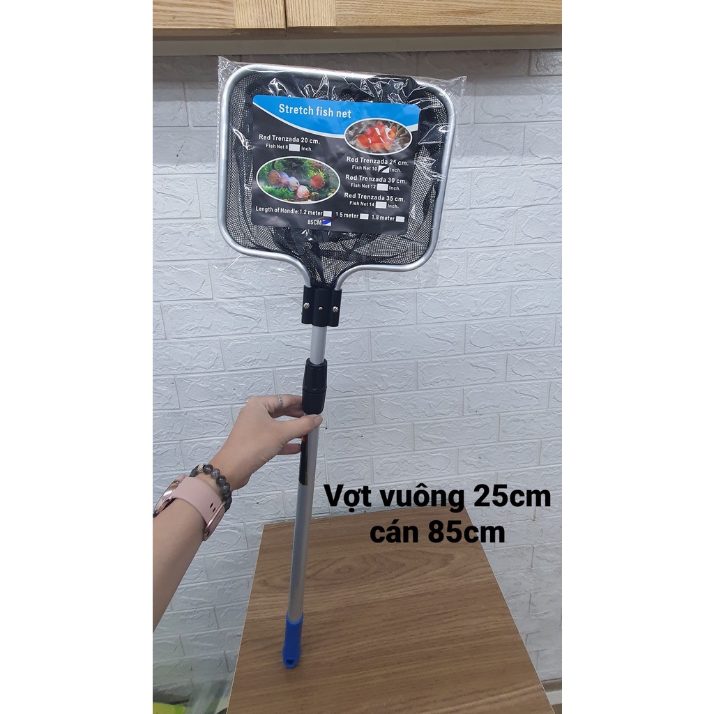 Vợt Vuông Lùa Cá Koi Strech Fish Net
