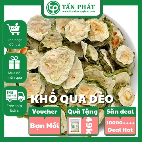 Khổ qua đèo sát lát túi 500g cao cấp - Hàng sạch chuyên dùng để pha trà hỗ trợ cải thiện sức khoẻ