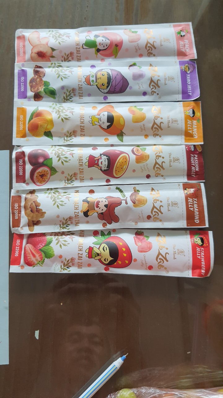 [ Zòn zai ] Combo 500g KẸO THẠCH ZAIZAI+ Phiên bản thạch dài
