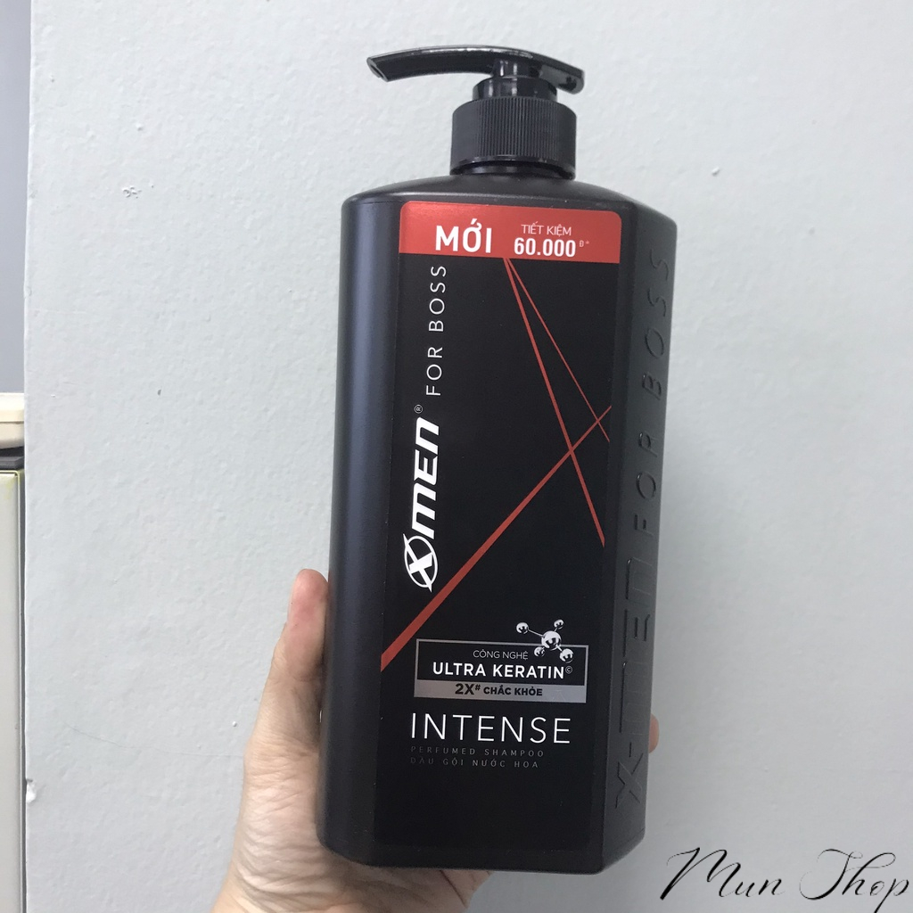 Shampoo men Xmen for boss intense perfumed shampoo X men 380g/650g shampoo perfume-Ebony Fashion Shop
