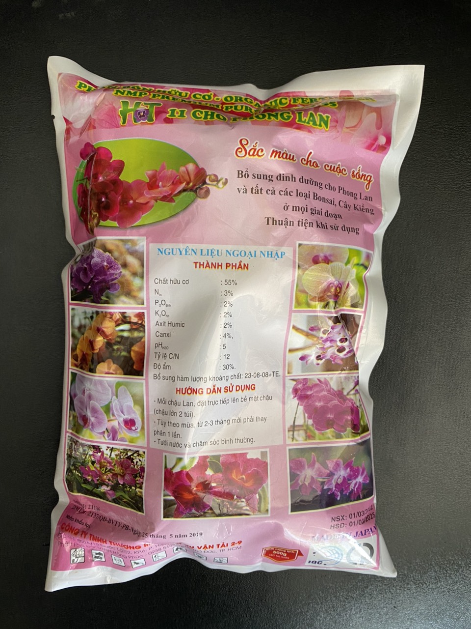 Phân hữu cơ sinh học cho hoa lan HT 11 orchid