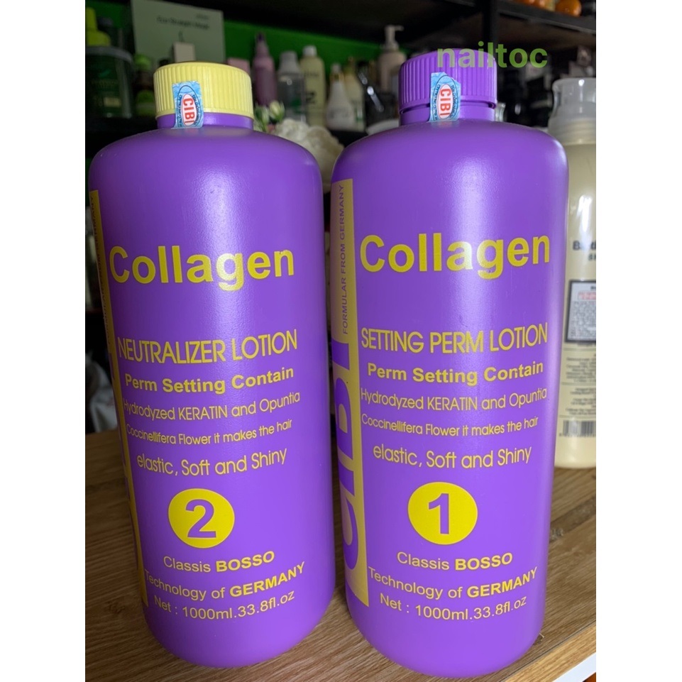 uốn lạnh và nóng Cibi collagen 1000ml