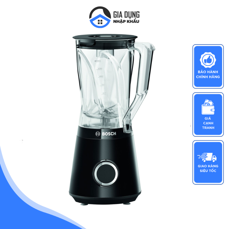 Bosch blender vitapower series 4 1200 w black - bosch mmb6141b