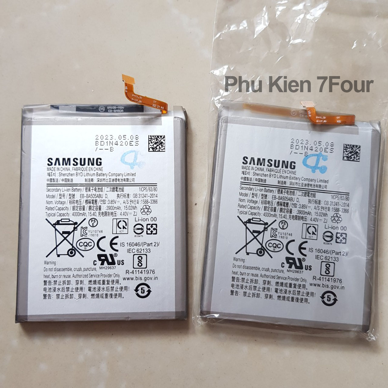 Pin Samsung A20 pin mới dung lượng 100% - 7Four