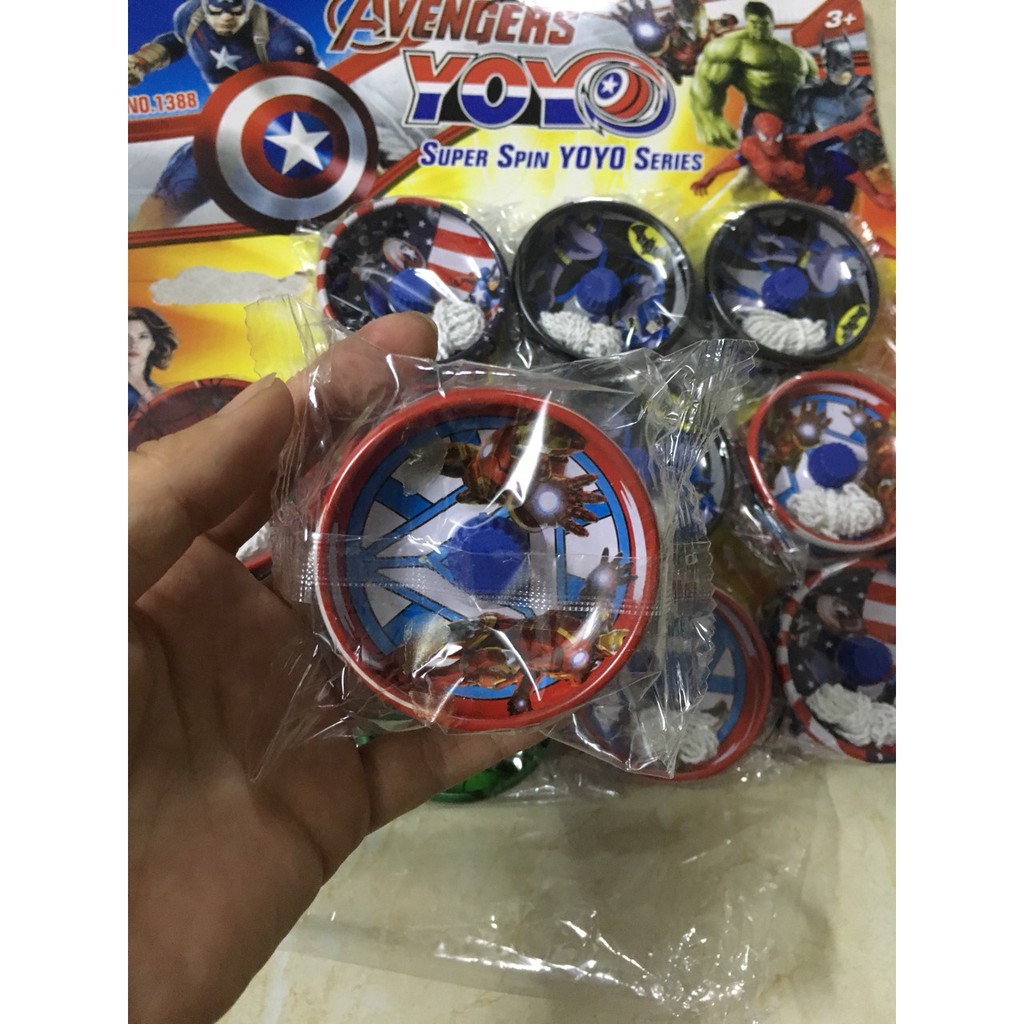 Sỉ 10c quay YoYo sắt Avengers