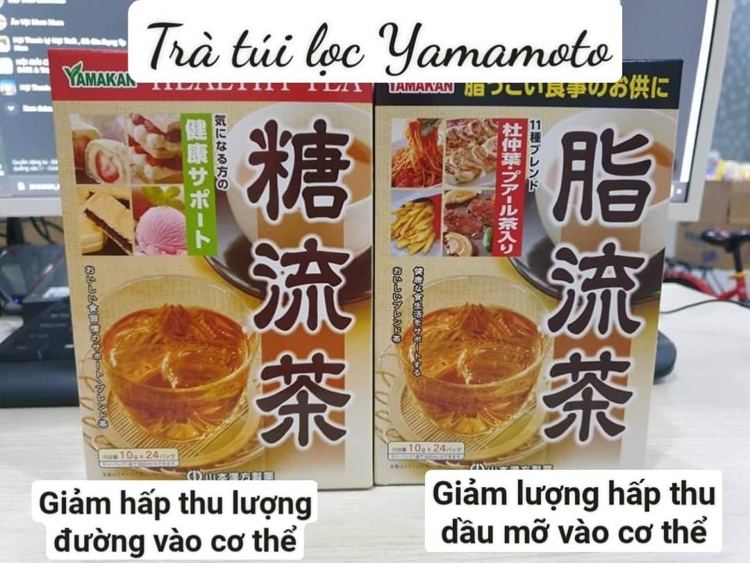 Trà Giảm hấp thu chất Béo Yamamoto ( 24 gói/hộp)