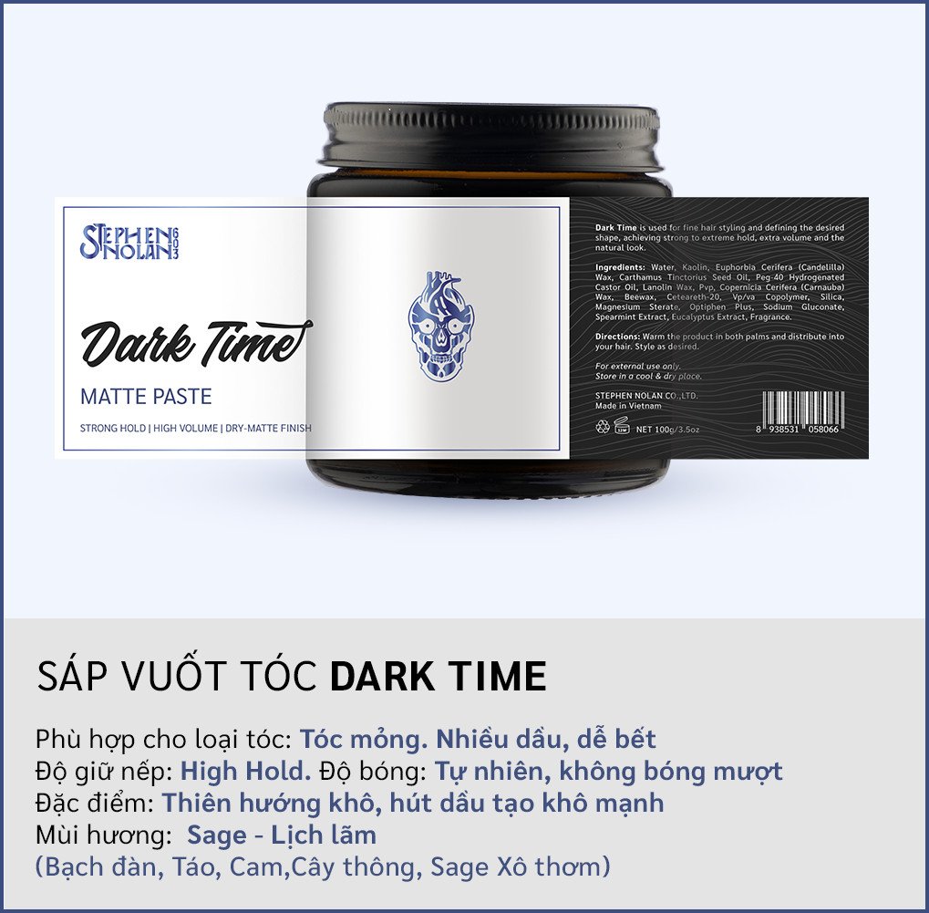 Sáp vuốt tóc Dark Time Stephen Nolan 603