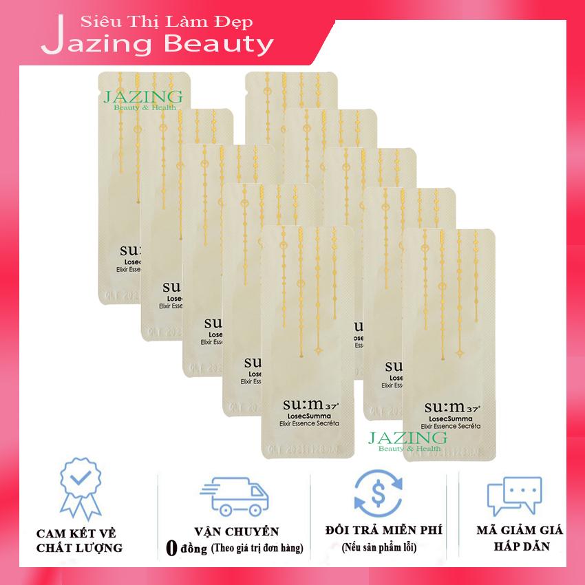 [Có Mã Giảm Giá] Combo 15 Gói Sample Tinh Chất Tái Sinh Da Su:m37 Losec Summa Elixir Essence Secréta 1ml x 15