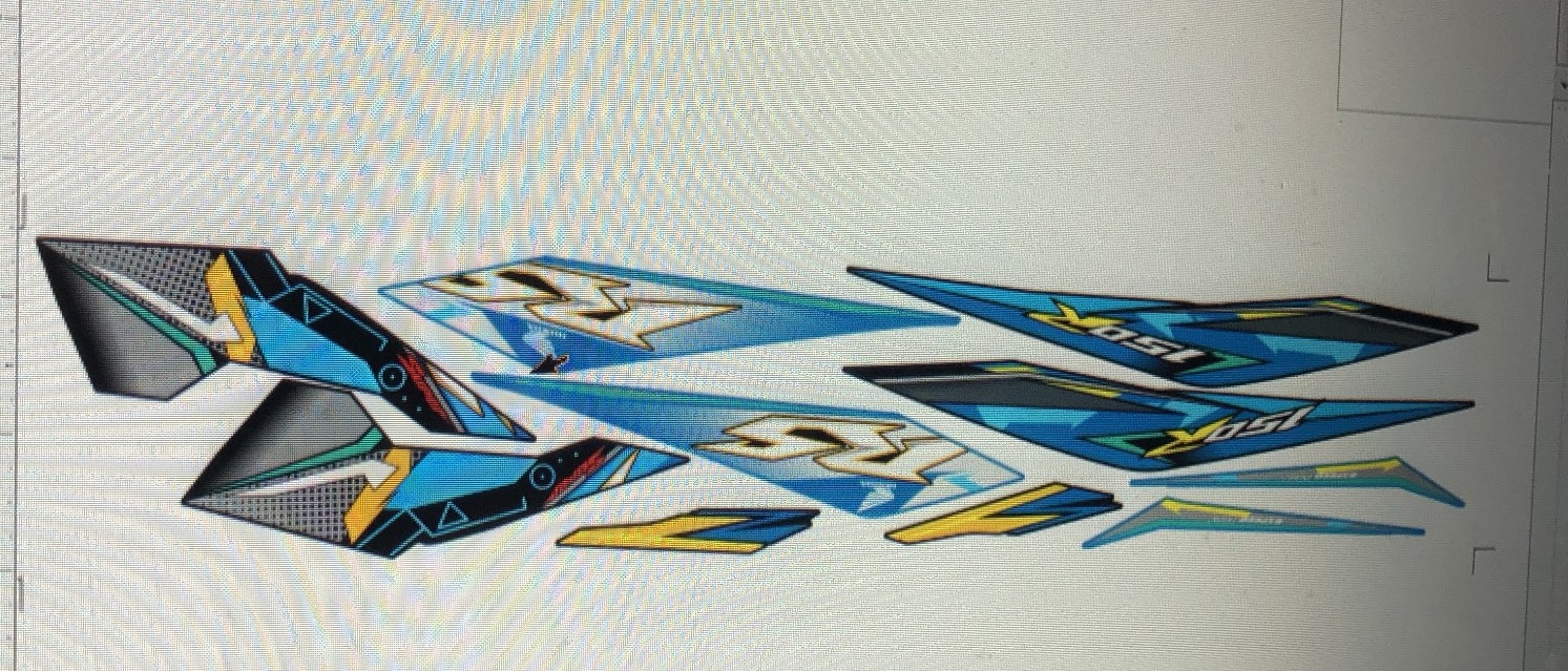 tem rời sonic 150 rs xanh đen