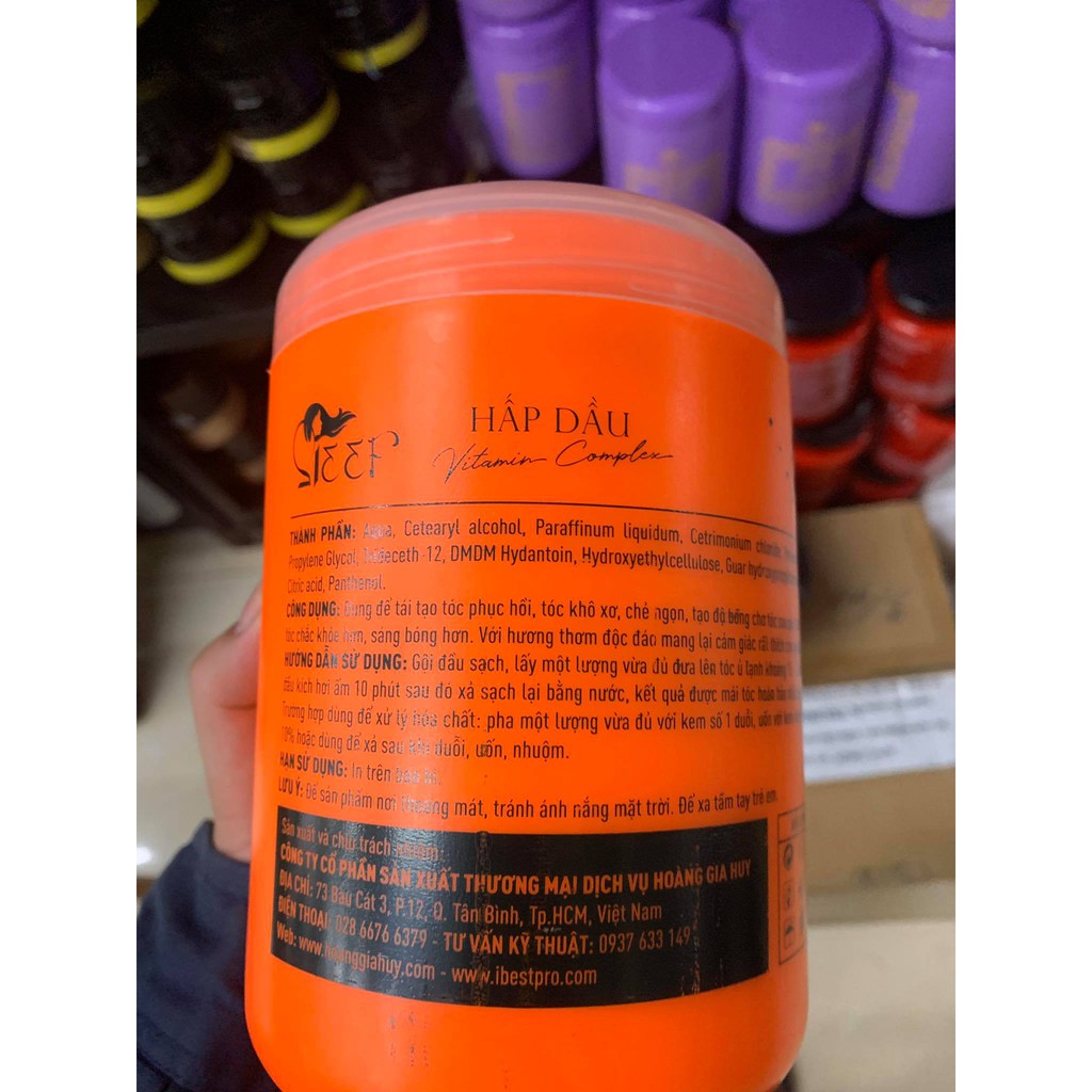 Hấp dầu collagen mềm mượt Sleef 1000ml