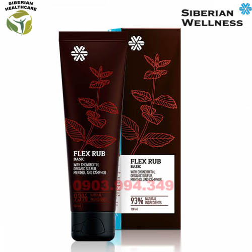 Gel chăm sóc làm dịu khớp xương SIBERIAN WELLNESS Flex Rub BASIC