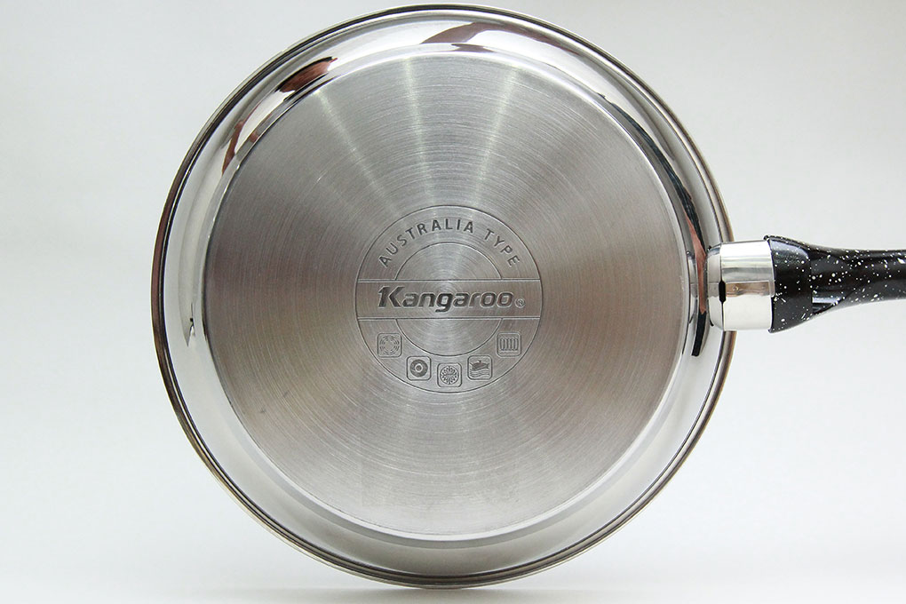 Chảo inox tráng sứ 26cm Kangaroo KG167S