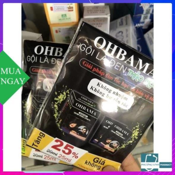 Dầu gội thảo dược OHBAMA (gội là đen)- 1 bịch