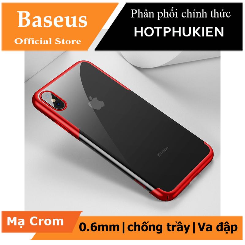 [HCM]Ốp lưng dẻo mạ Crom cho iPhone XS MAX hiệu Baseus cap cấp chống chịu mọi va đập - Phân phối HotPhuKien