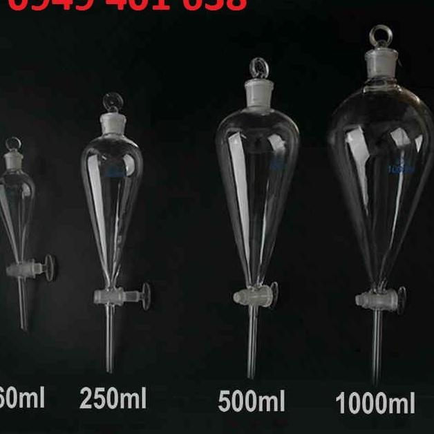 phễu chiết quả lê các cỡ 60ml - 1000ml Bomex