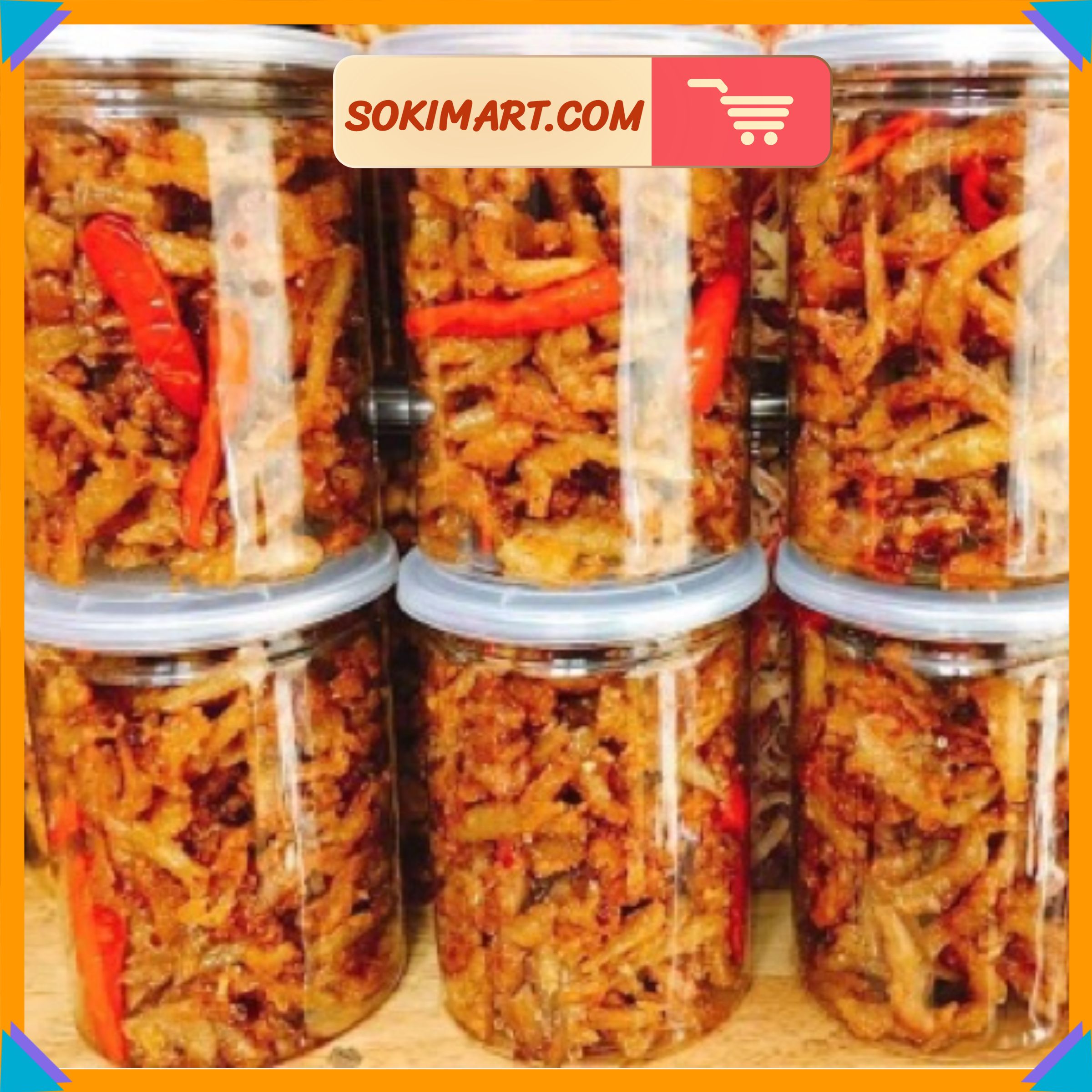 Cá cơm rim tỏi ớt - 250g