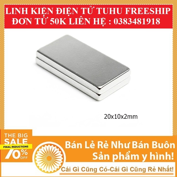 Nam Châm Đất Hiếm Vuông