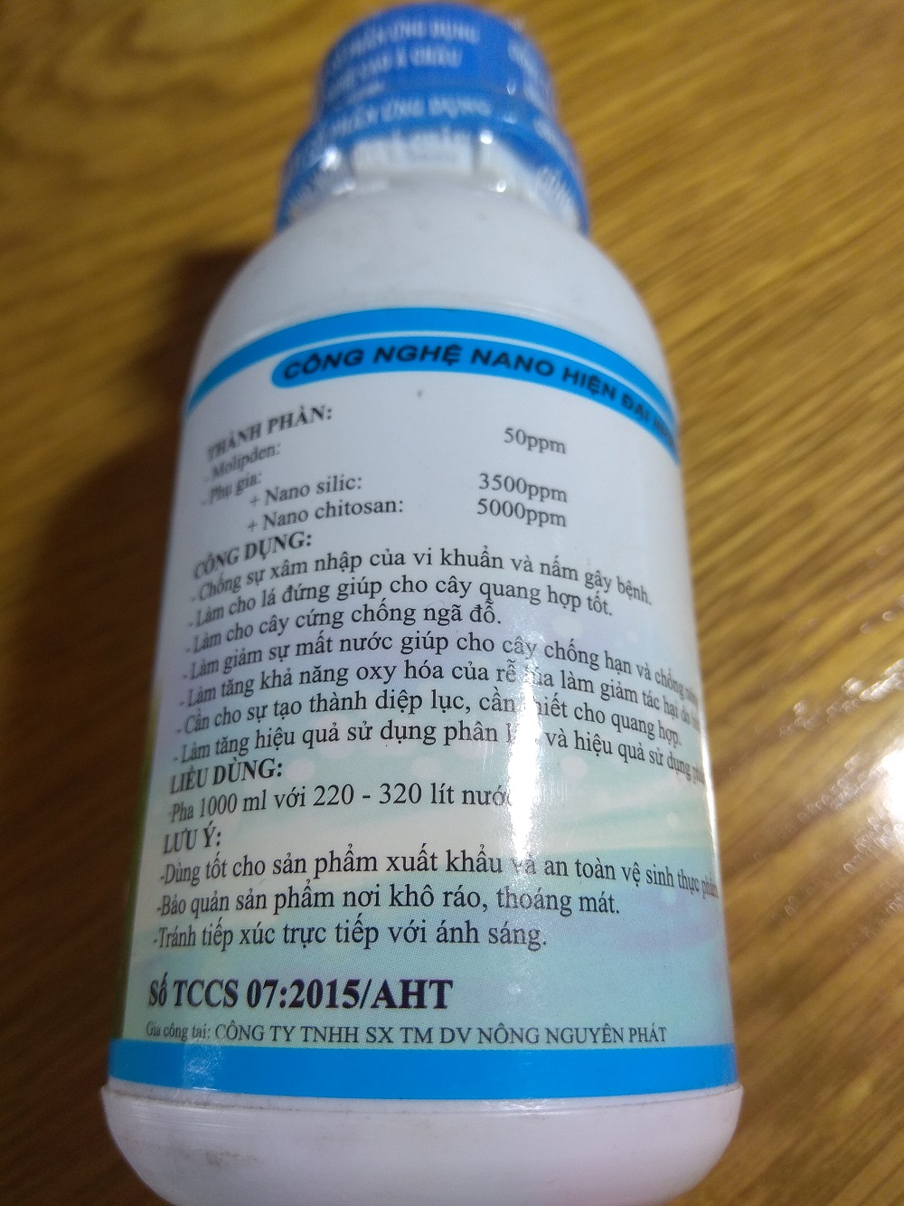[HCM]Phân bón lá Nano Silic AHT - chai 100 ml