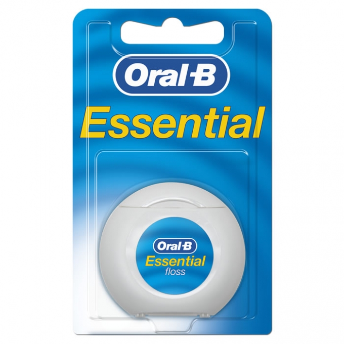 Chỉ Nha Khoa Vệ Sinh Răng Miệng Vị Bạc Hà Thơm Mát Oral-B Essential Floss 50m (Product From Ireland)