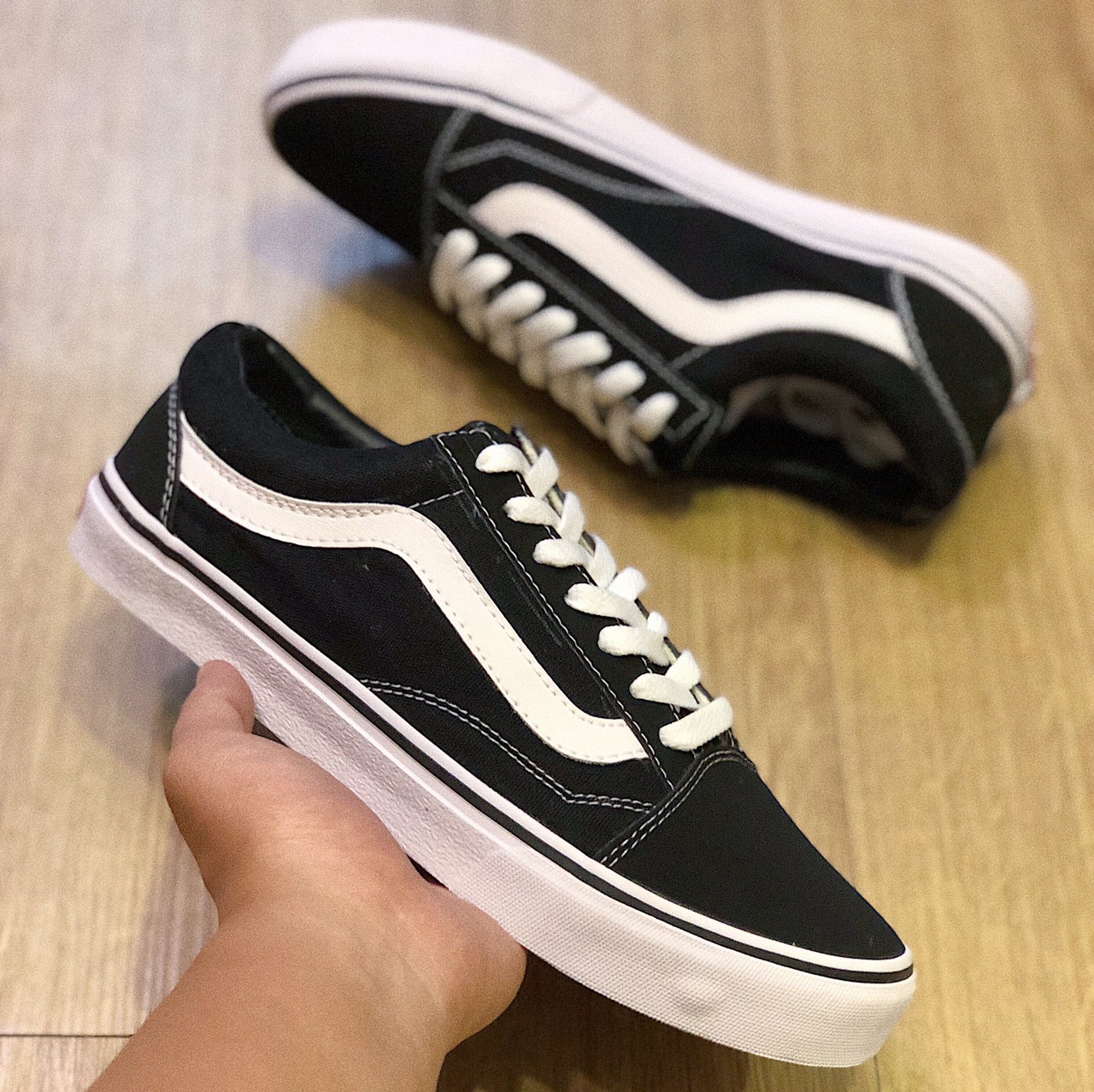 GIÀY VANS OLD VAULT SKOOL ĐEN (Full box + bill)