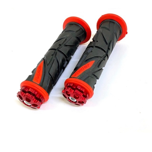 Bao tay xe máy SPIDER có gù màu đỏ