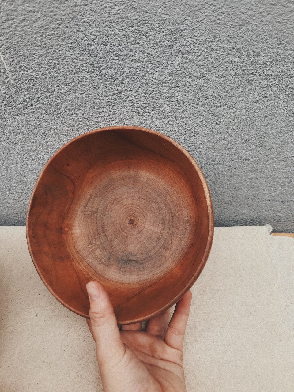 Wooden bowls and dishes