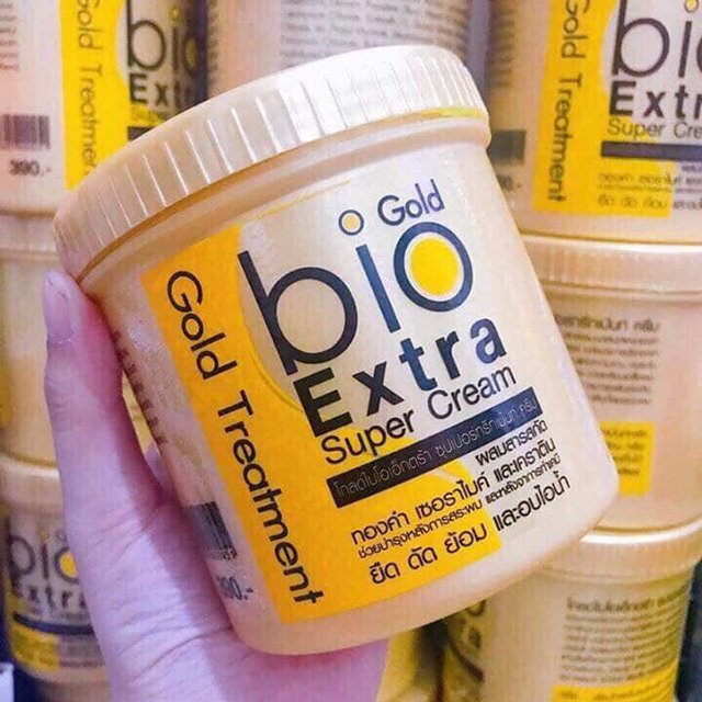 Ủ tóc Bio Gold Extra Super Cream Siêu Mượt Thái Lan 500ml