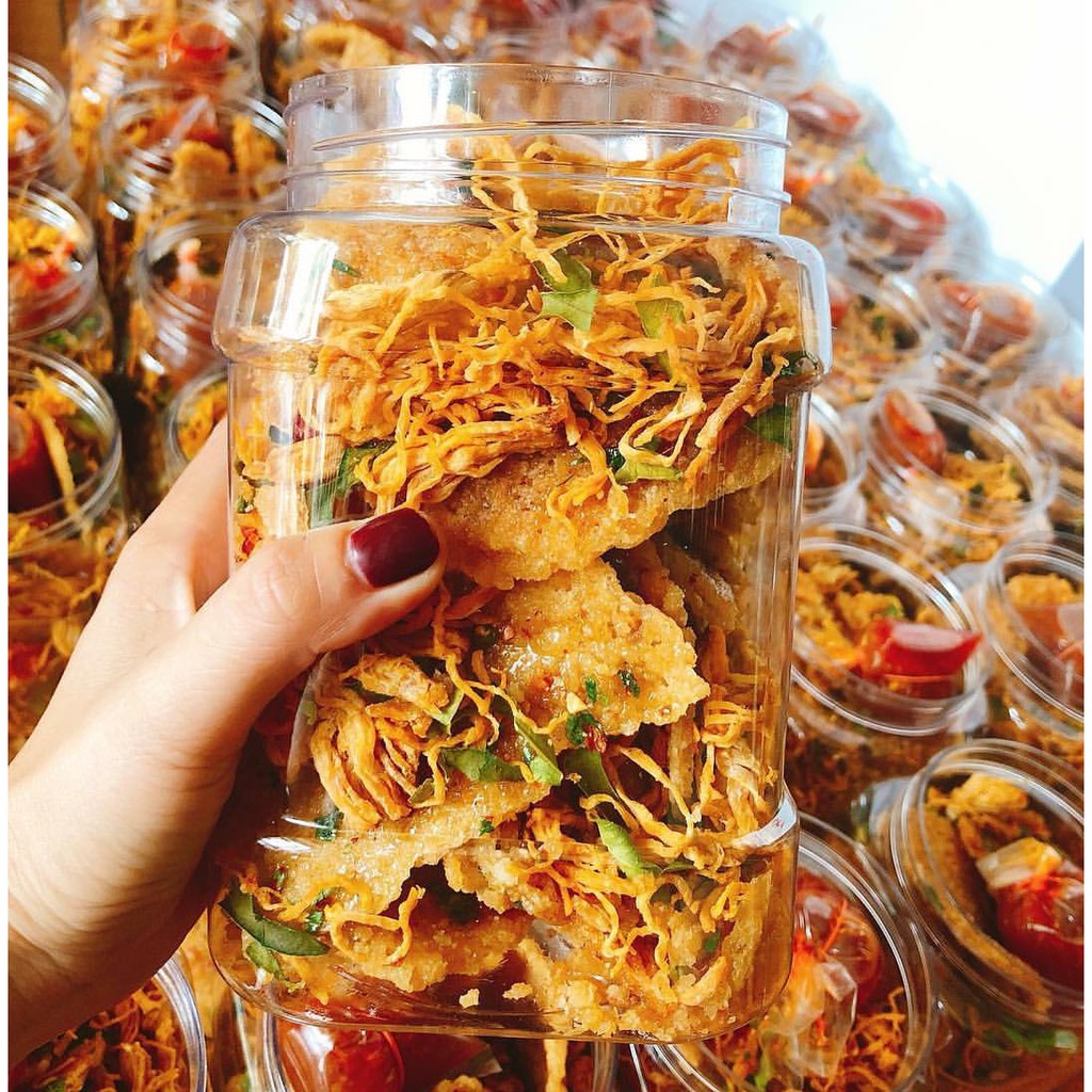 Cơm Cháy Lắc Khô Gà - Hủ 500gr [Denshop] FREESHIP MAX