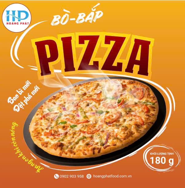 [Chỉ giao HCM] - Pizza Bò bắp  180gr - Giao nhanh 4H