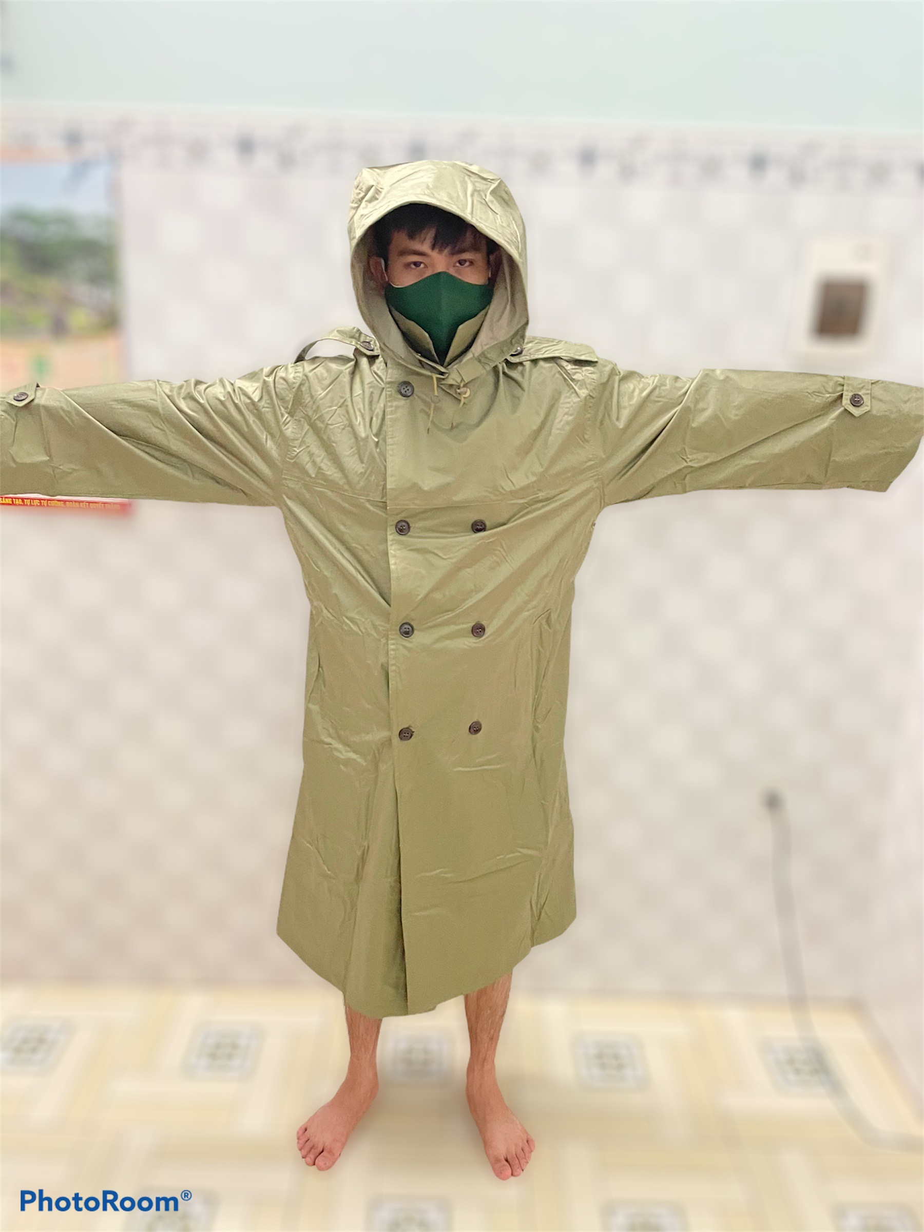 Áo Mưa Bộ Đội Măng Tô