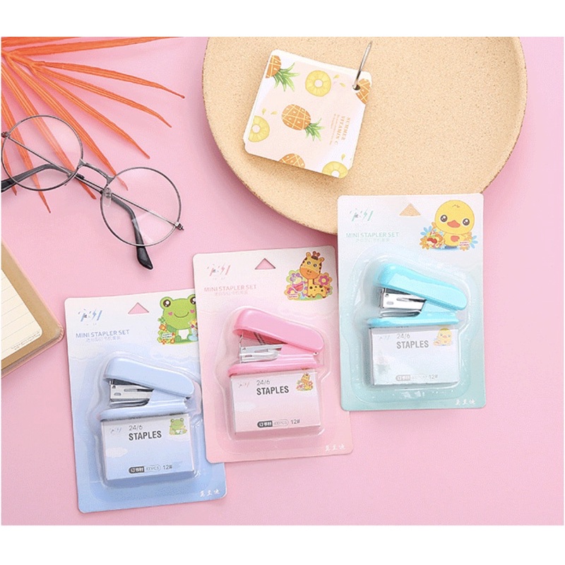Set Ghim và Dập Ghim Mini Dễ Thương