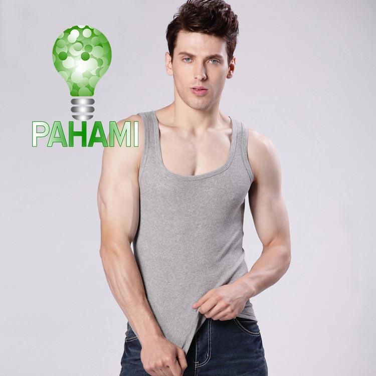 Áo ba lỗ trơn cổ vuông nam cá tính, Áo ba lỗ nam cổ vuông SA455