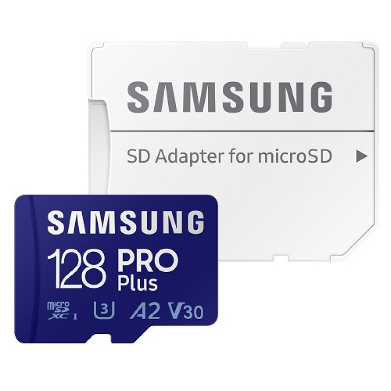 Thẻ nhớ MicroSD Samsung Pro Plus A2 U3 - 128GB 256GB 512GB (Đọc 160MB/s, Ghi 120MB/s)