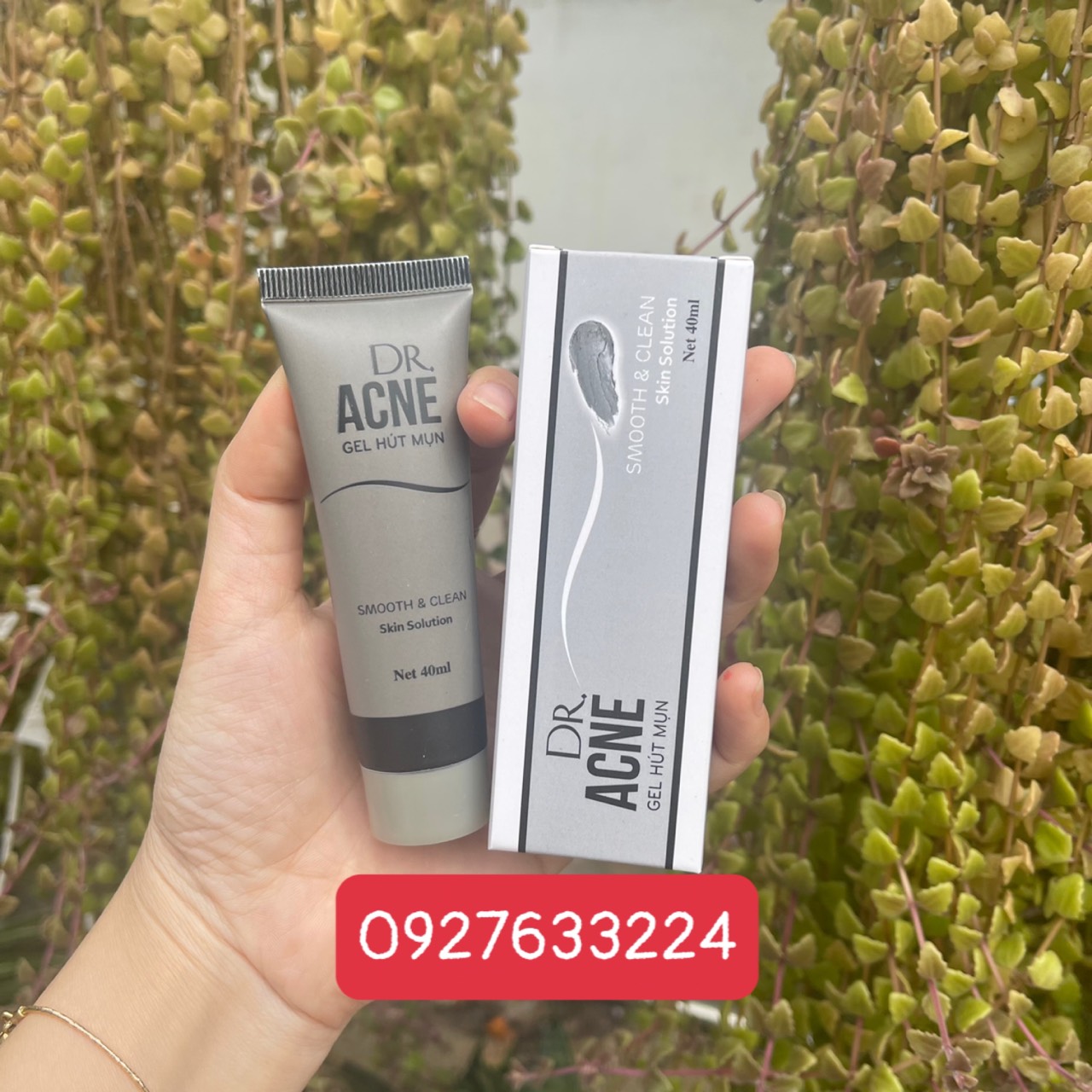 Gel Hút Mụn Tro Núi Lửa Thần Thánh Dr Acne 40ml - Lột Mụn Hiệu Quả