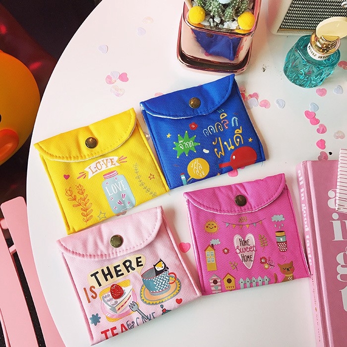 VÍ VẢI IN HỌA TIẾT SIÊU MỀM - SIÊU CUTE