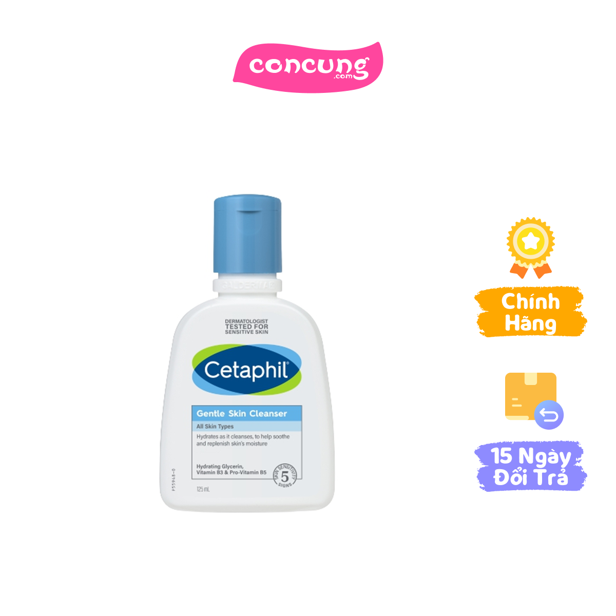 Sữa rửa mặt dịu nhẹ Cetaphil gentle skin cleanser 125ml
