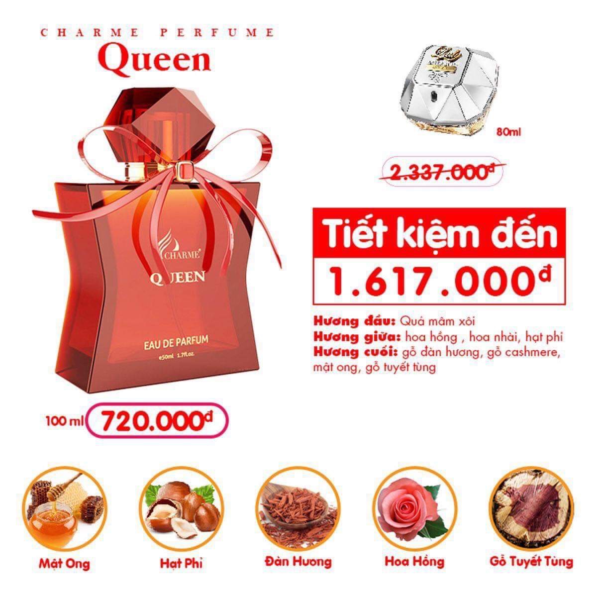 Nước hoa nữ Queen 100ml