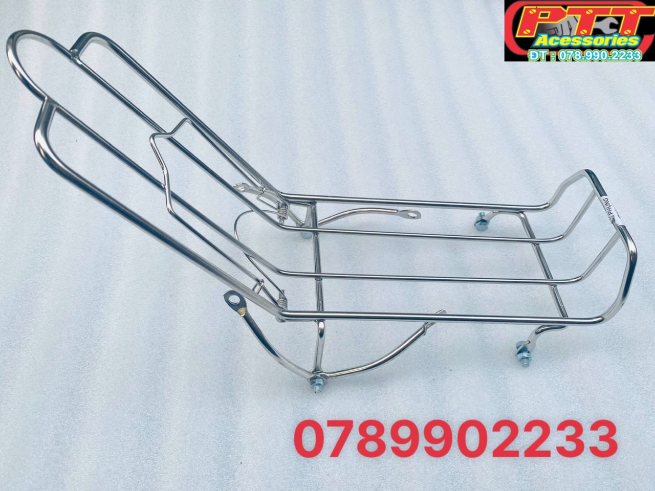 Baga bửng xe chaly inox