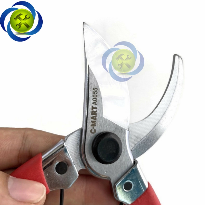 [HCM]Kéo cắt cành C-Mart A0055-08 cán đỏ
