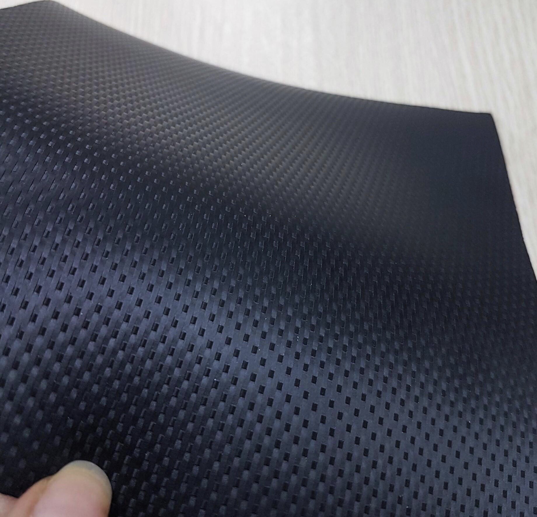 Thảm taplo da vân carbon cao cấp Accent 2018-2023