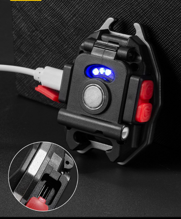 Đèn Pin Mini Cob 5 Chế Độ Sáng Đa Chức Năng Kèm Bật Lửa Sạc USB