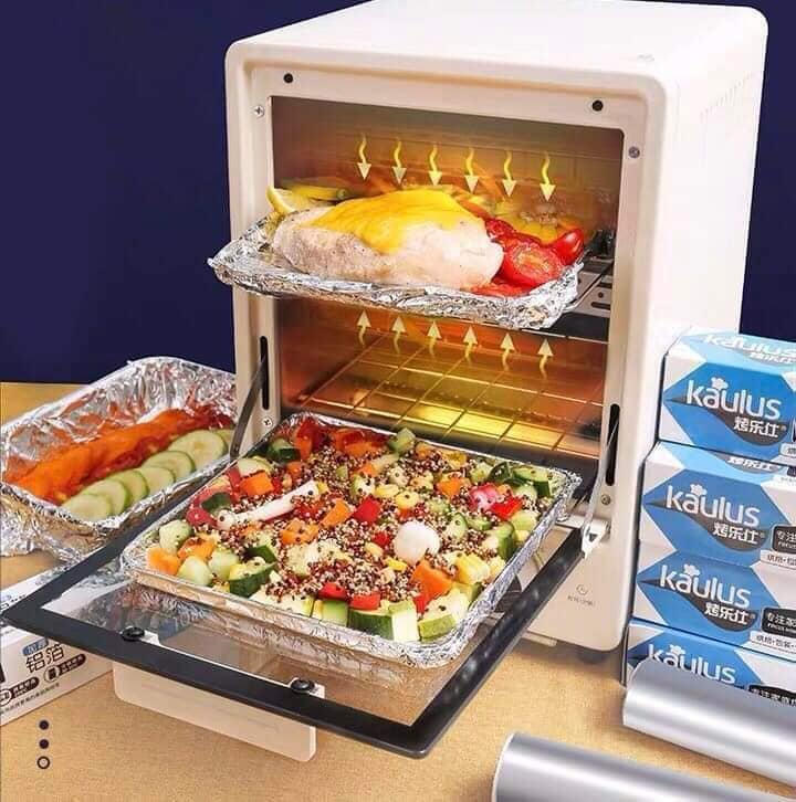 Giấy bạc nướng thịt cuộn 10 mét