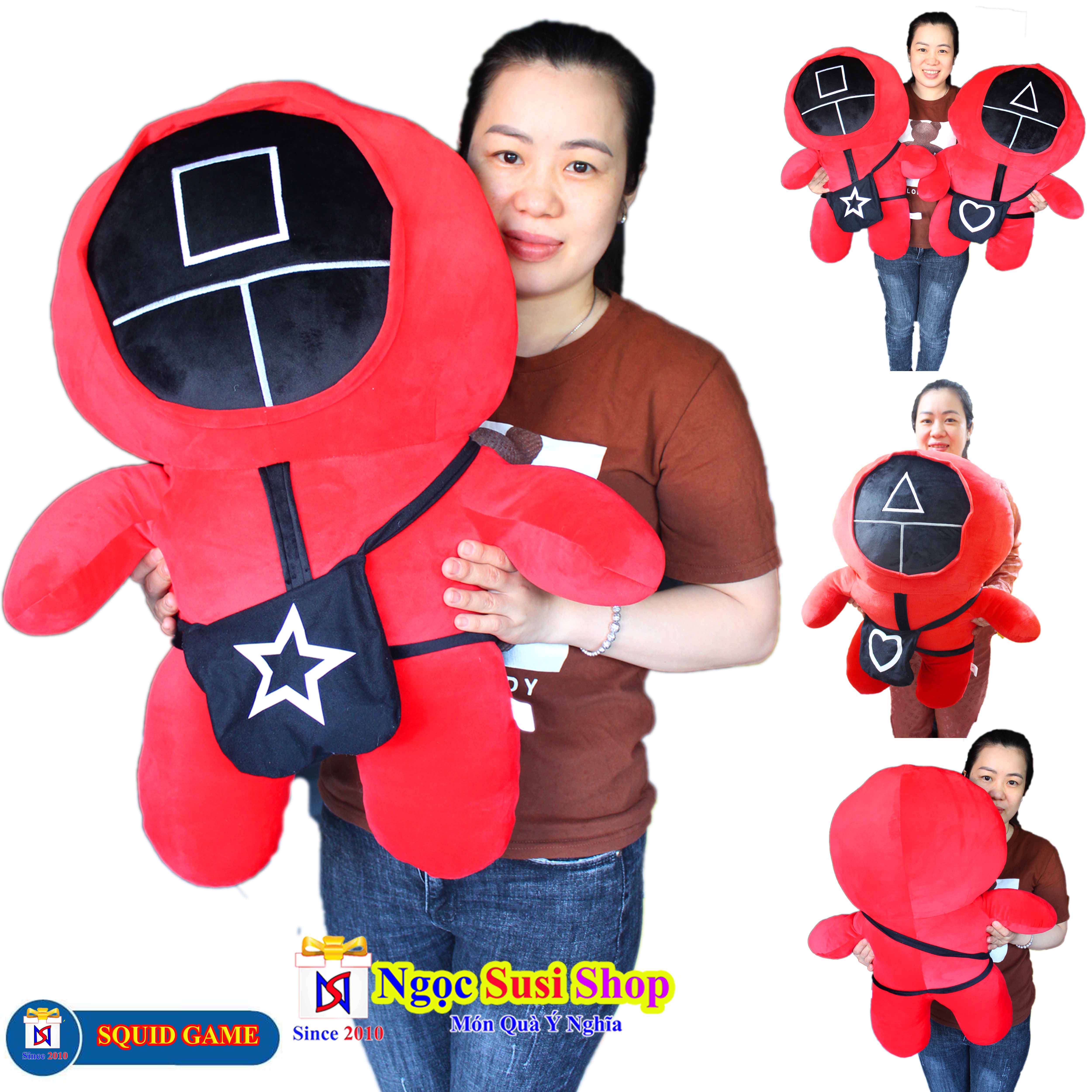 [FREESHIP MAX] GẤU BÔNG TRÒ CHƠI CON MỰC SQUID GAME [ SIÊU HOT]